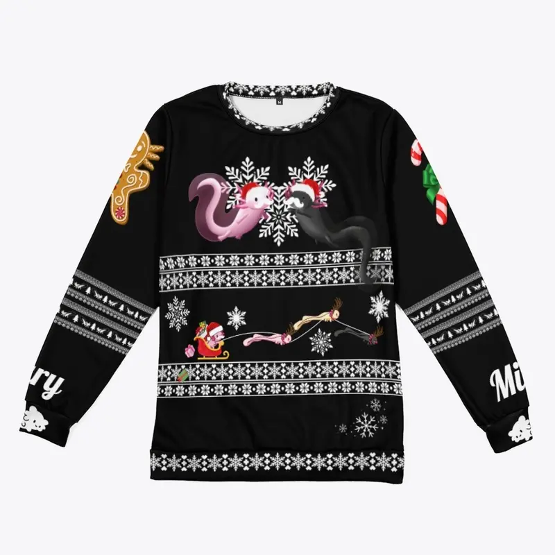 New Axolotl Christmas Sweatshirt 2024